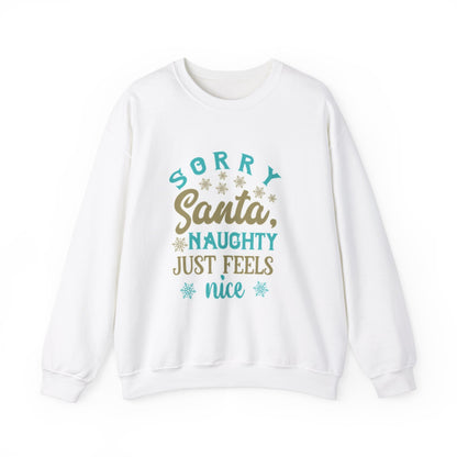 Naughty Feels Nice Sweatshirt-Blue