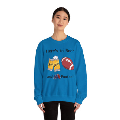 Beer and Football-Sweatshirt