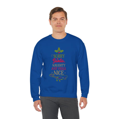 Naughty Nice Sweatshirt-Pink