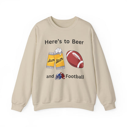 Beer and Football-Sweatshirt