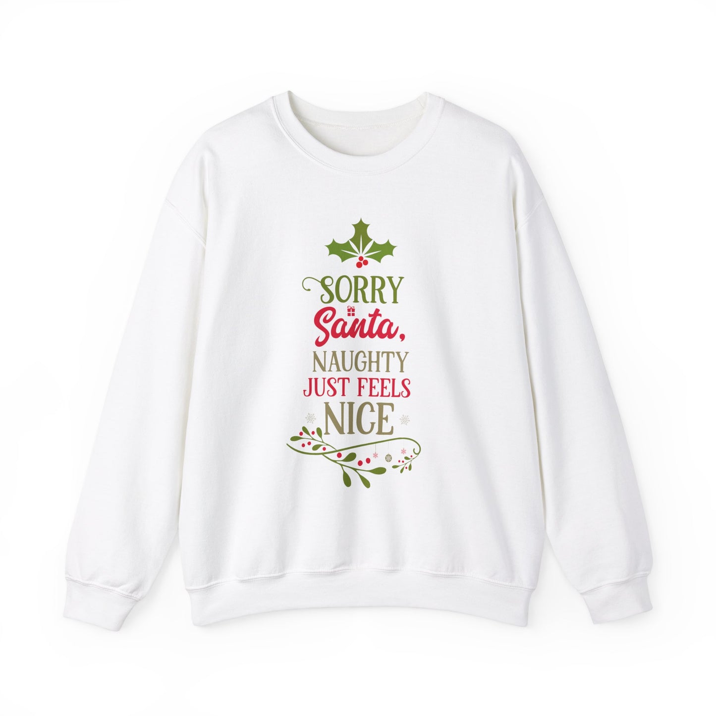 Naughty Nice Sweatshirt-Pink