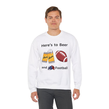 Beer and Football-Sweatshirt