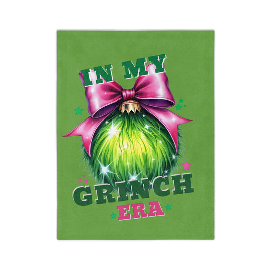 Grinch Era-Velveteen Microfiber Blanket (Lt Green)