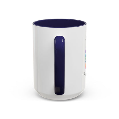 Bake Cookies And Say F*ck A Lot-Accent Coffee Mug (11, 15oz) (Lt Blue)