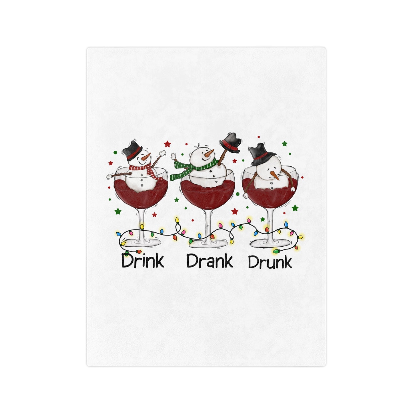 Drunk Snowmen-White