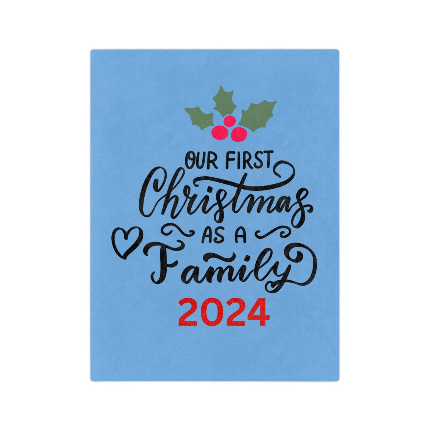 Family First Christmas Light Blue