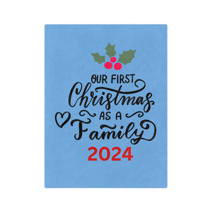 Family First Christmas Light Blue