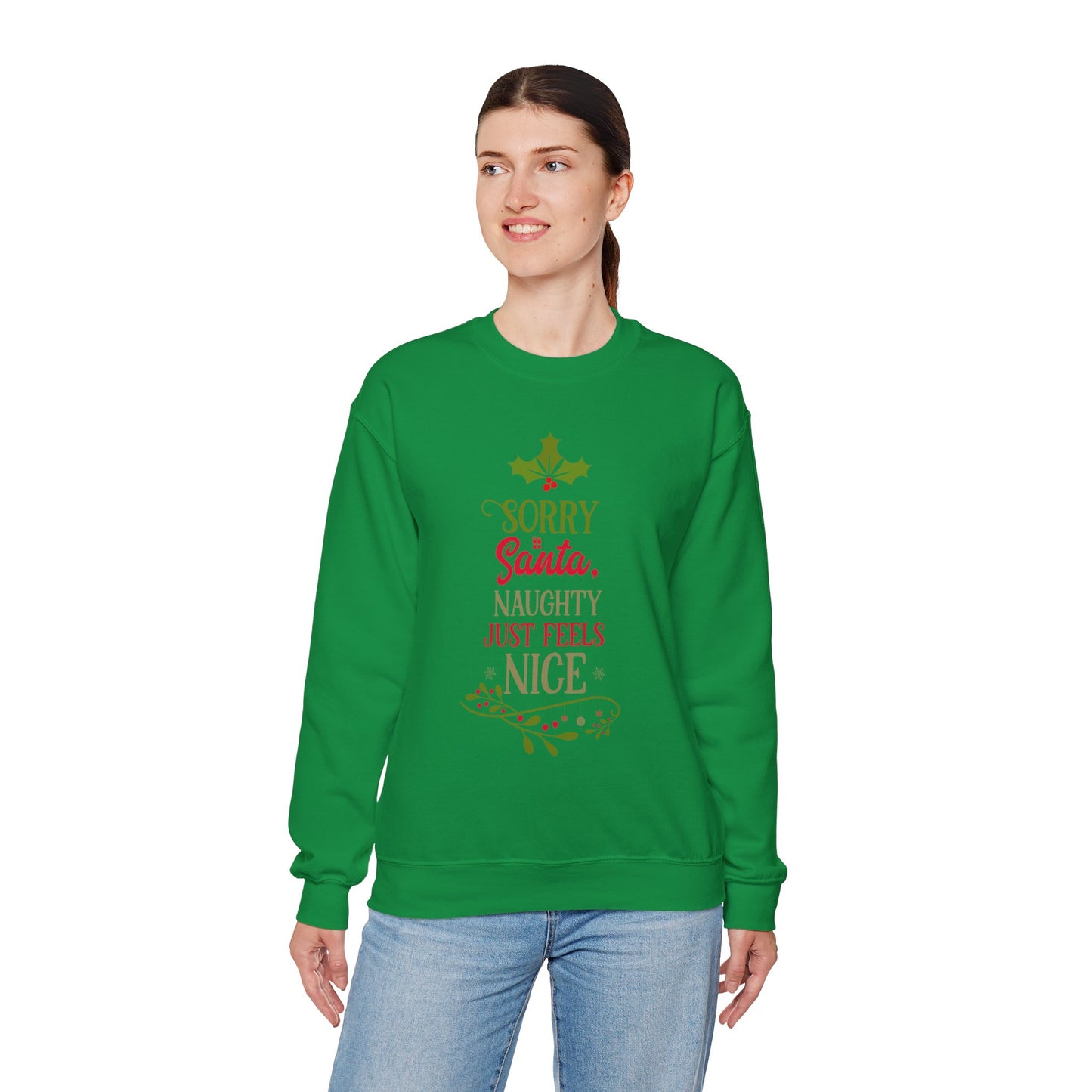 Naughty Nice Sweatshirt-Pink