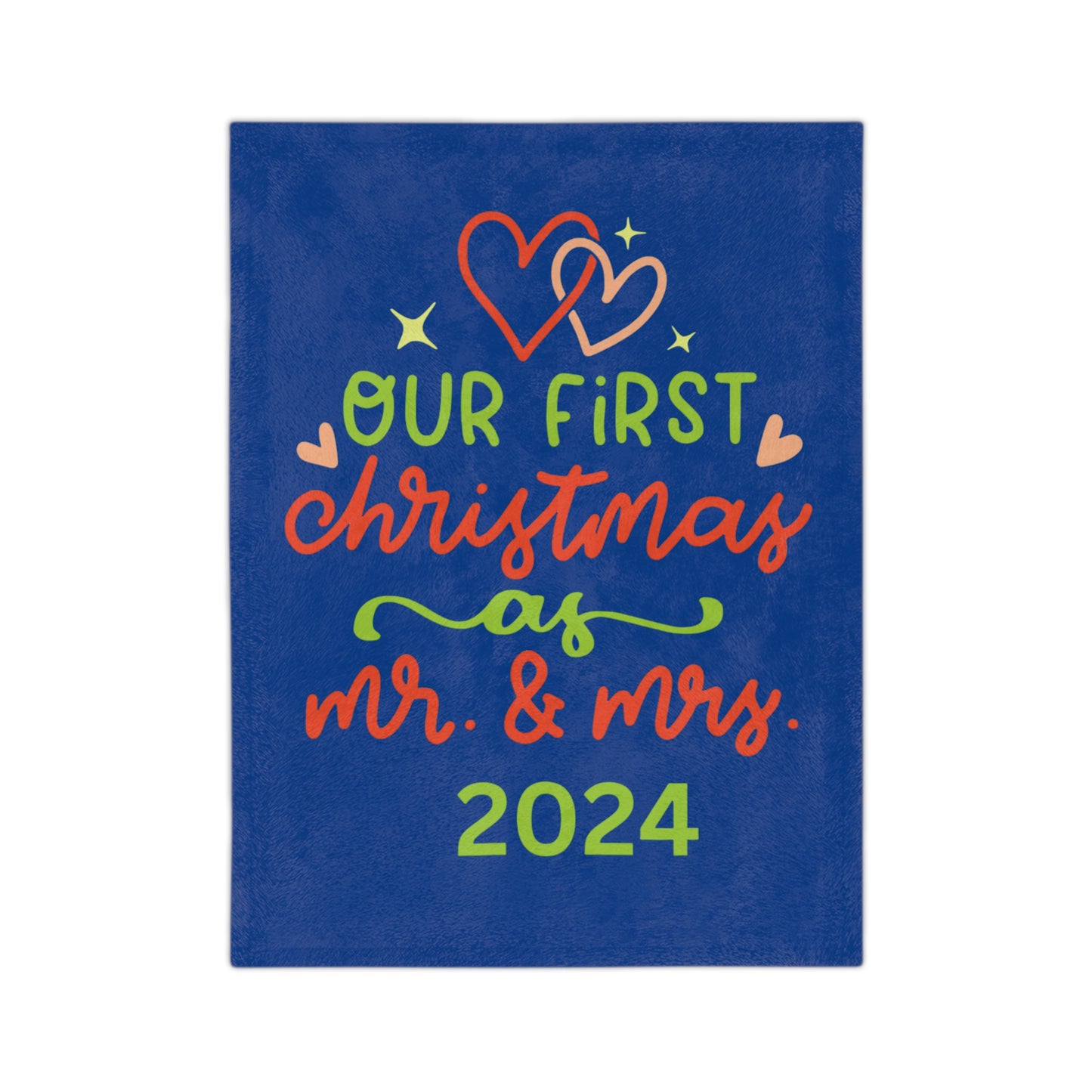 First Christmas Mr and Mrs-Blue