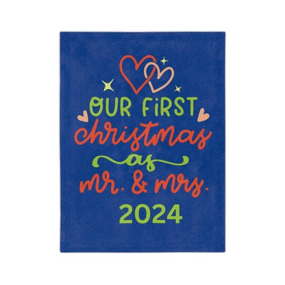 First Christmas Mr and Mrs-Blue