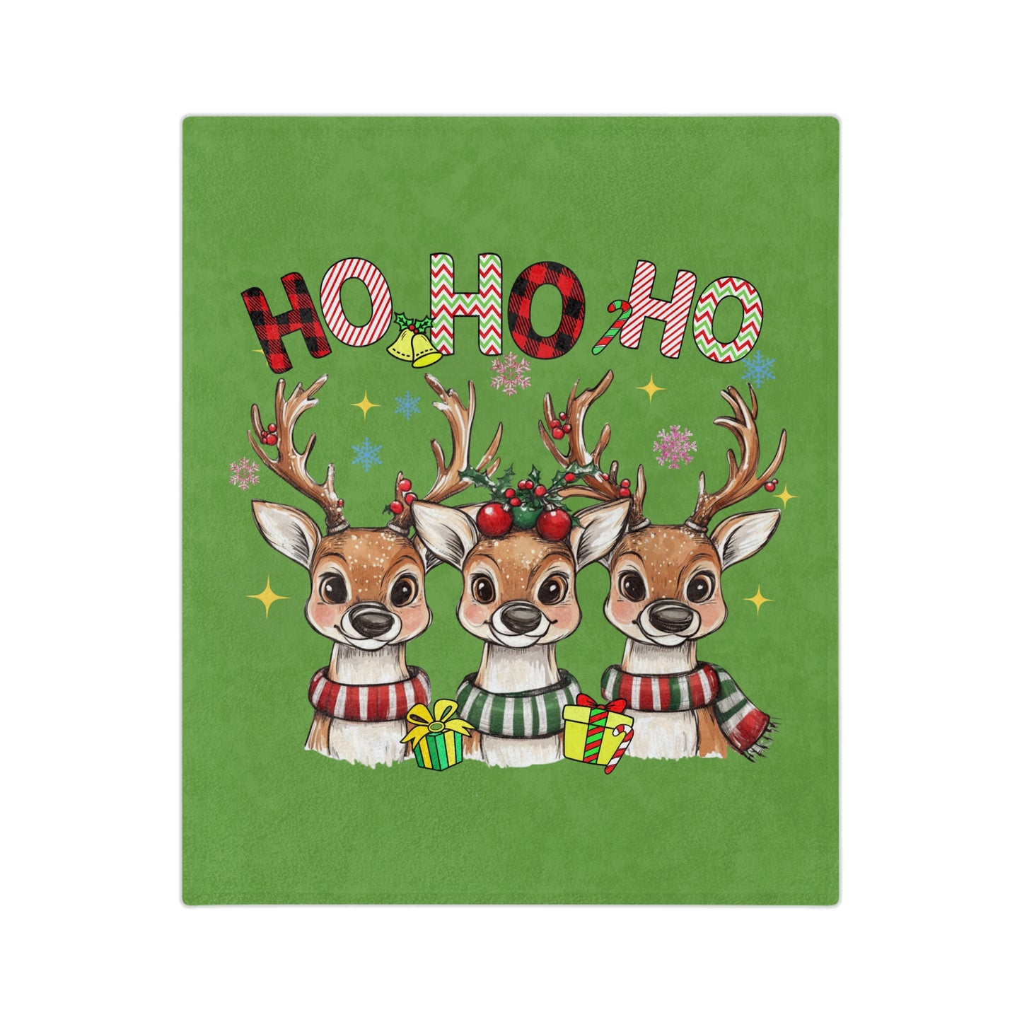 Ho Ho Ho Reindeer-Green