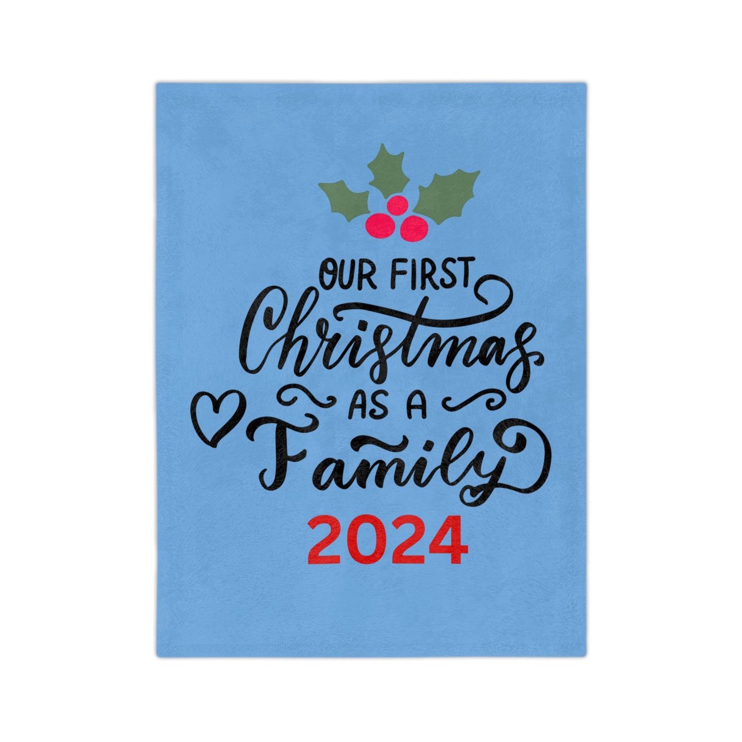 Family First Christmas Light Blue