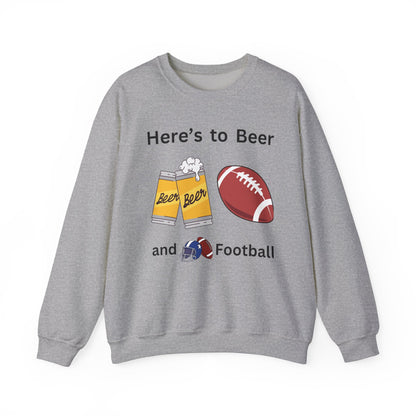 Beer and Football-Sweatshirt