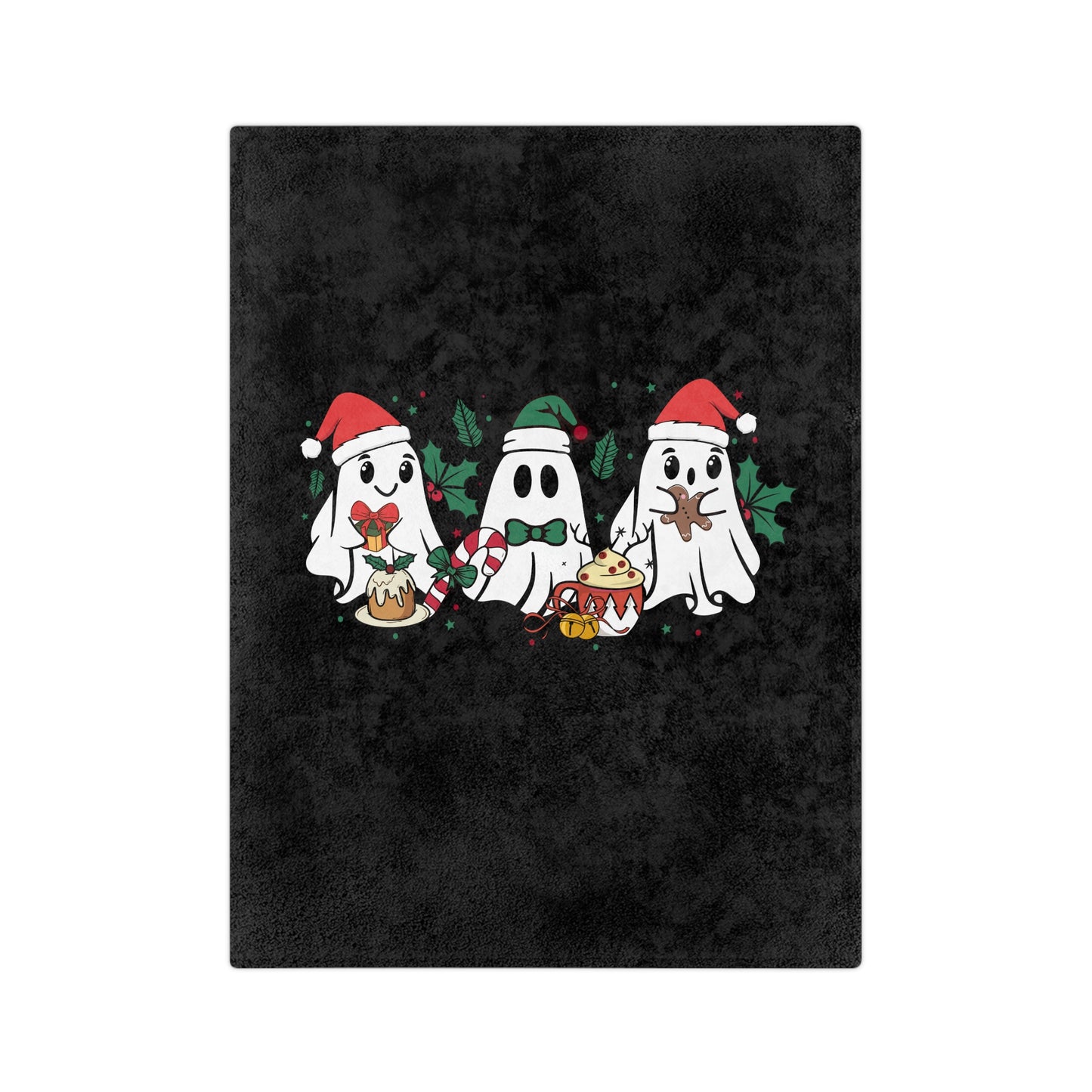 Christmas Ghost-Black