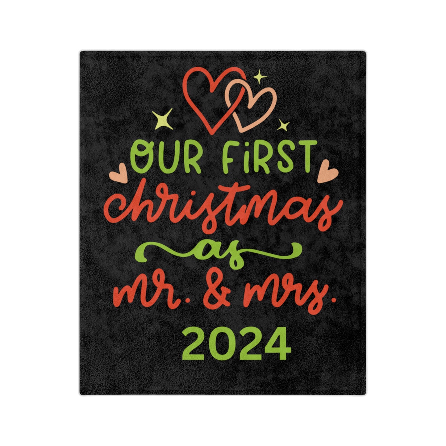 First Christmas Mr and Mrs-Black