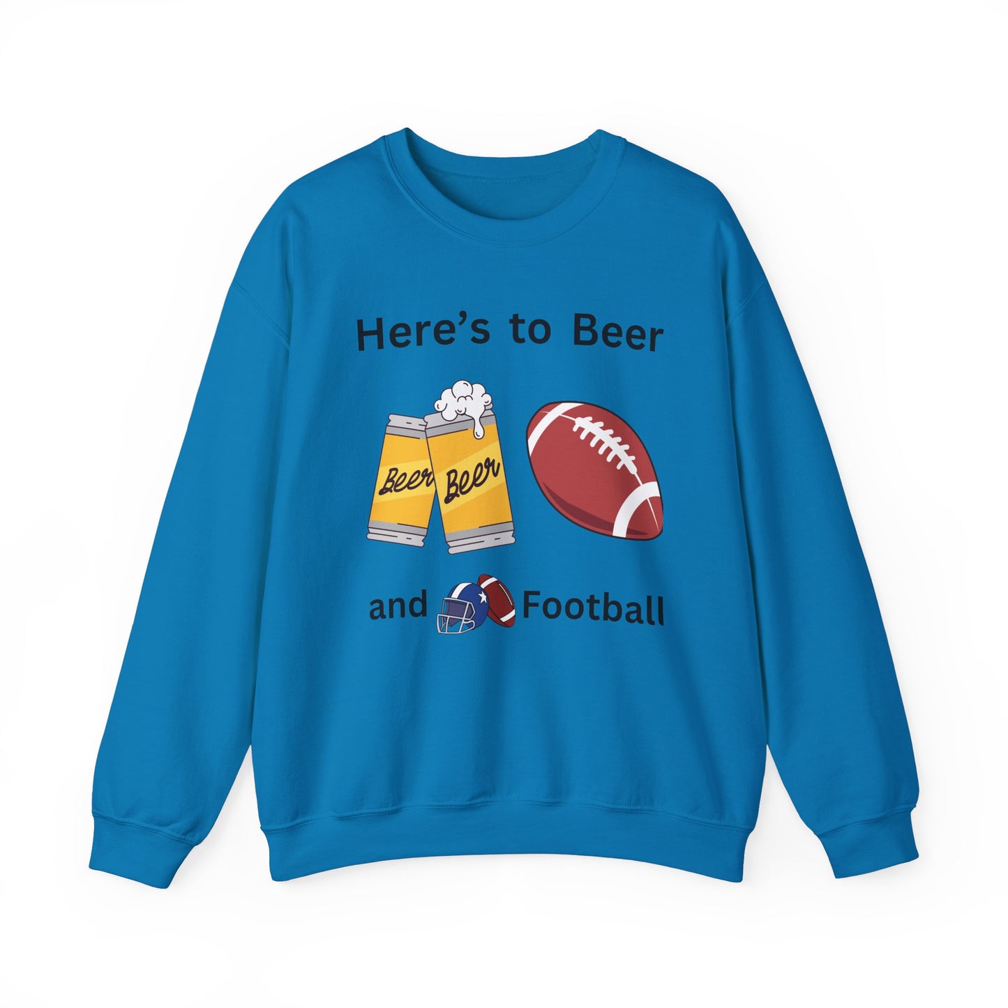 Beer and Football-Sweatshirt