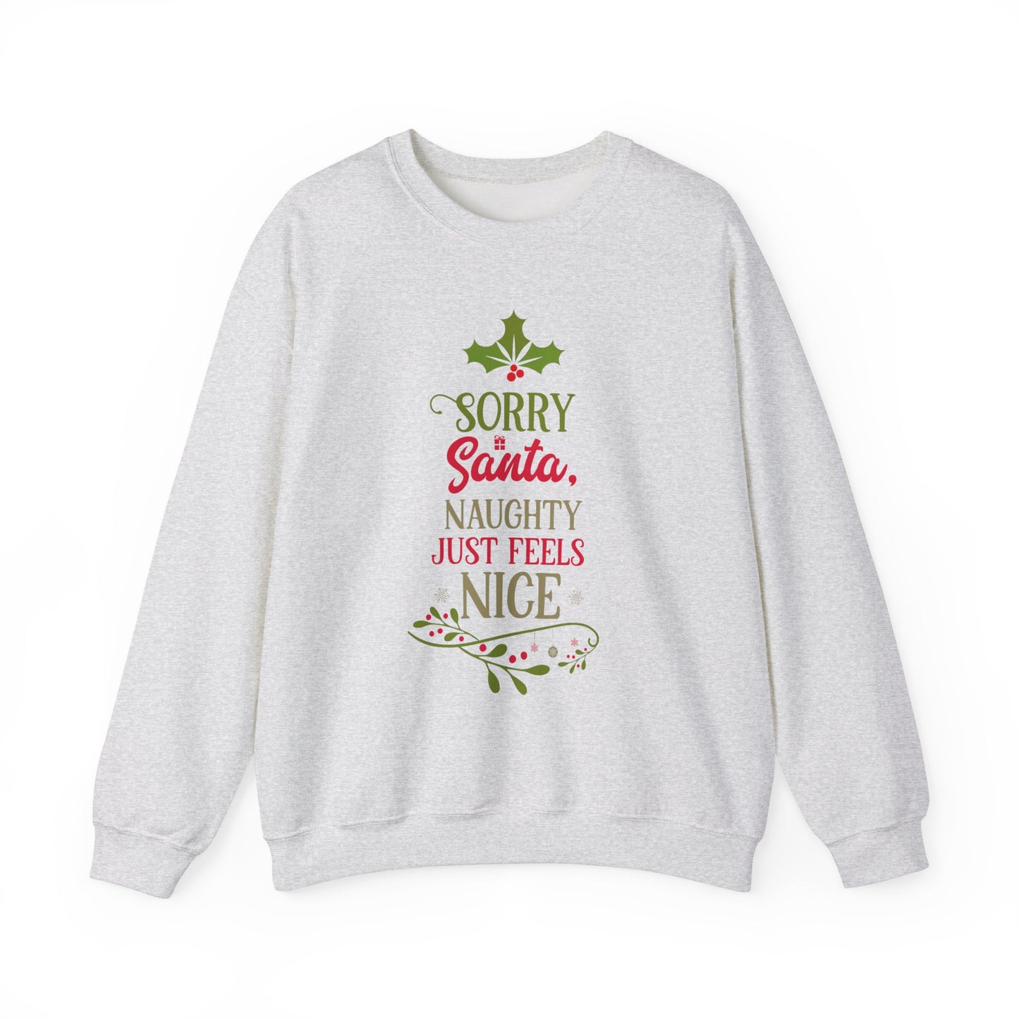 Naughty Nice Sweatshirt-Pink