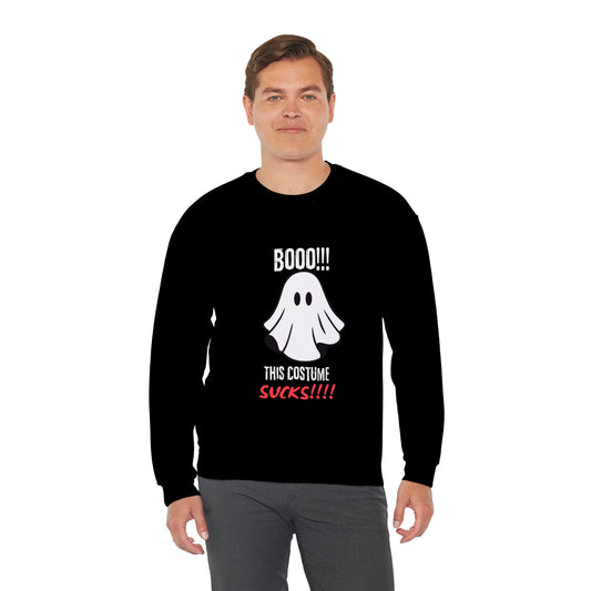 Boo Costume Sucks-Black-Sweatshirt