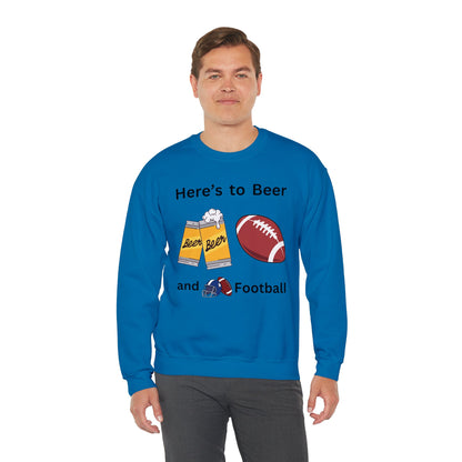 Beer and Football-Sweatshirt